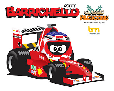 Рубенс Баррикелло Ferrari 2000 pilotoons