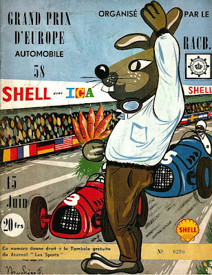 постер к Гран-при Бельгии 1958