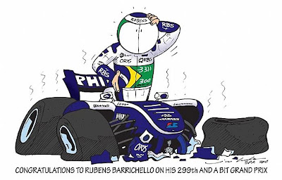 Поздравляем Рубенса Баррикелло с 299-ым и еще чуть-чуть Гран-при