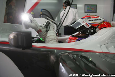 Камуи Кобаяши в кокпите Sauber на Гран-при Кореи 2010