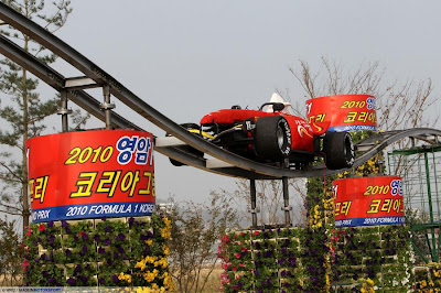 аттракцион на Гран-при Кореи 2010