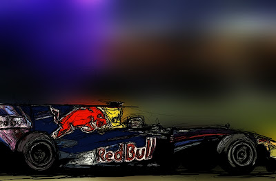 Себастьян Феттель Red Bull RB6 2010 via Motorsport In Print