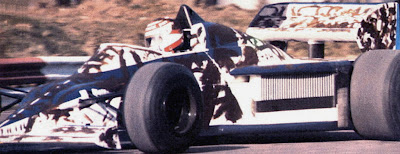 Нельсон Пике на Brabham BT54 на трассе в Брэндс-Хэтч