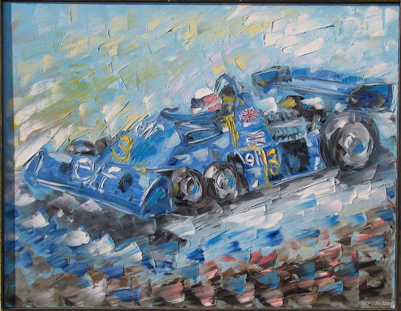 Джоди Шектер Tyrrell P34 1976 Autoartist Sergey Parfenjuk