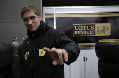 Виталий Петров пис Lotus Renault Альберт-Парк Гран-при Австралии 2011