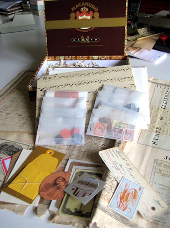 Scrapbook kit contents