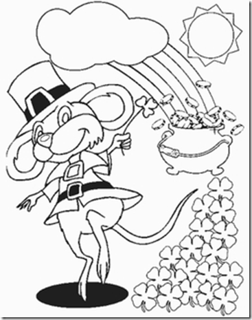 San patrick's  day coloring pages