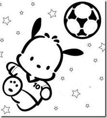 Pochacco coloring pages