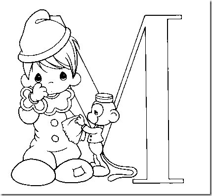 Alphabet Precious Moments Coloring pages | Coloring Pages Gallery