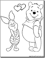 Coloring pages of Winnie The Pooh