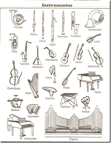 coloring pages instruments. Muscial instruments coloring