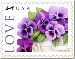 pansy stamp