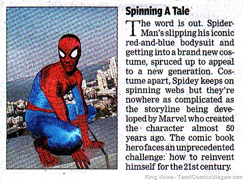 [The Times of India Dated 23042011 Chennai Edition Spiderman News[6].jpg]