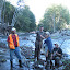 Michael describes how, by dredging a straight channel, the previous land owner sped up the velocity of the water so much that it made it difficult for any salmon to survive.