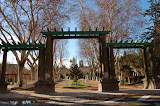 Entrada al Parque Miguel Servet de Huesca Entrada al Parque Miguel Servet de Huesca