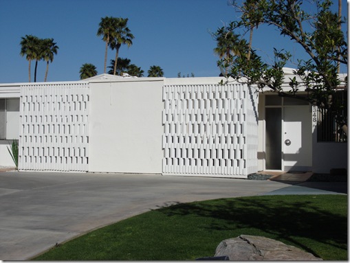 Palm Springs Modern Architecture and the Use of Screen Block