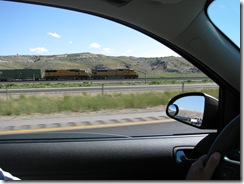 1477 Train at Point of Rocks WY