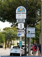 7301 Key West FL - Conch Tour Train 1st stop start of U.S. 1 The Overseas Highway