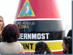 7330 Key West FL - Conch Tour Train - Southernmost Point Marker 7330 Key West FL - Conch Tour Train - Southernmost Point Marker