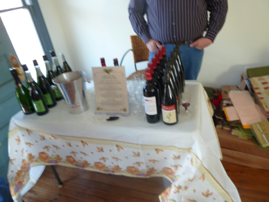 Tasting at The Vineyard Table