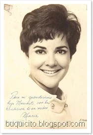 María Aux. Vallejo en fotografía dedicada a su hijo Maximito