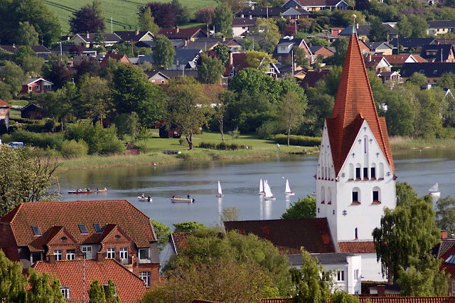 Haderslev Dam og Gl. Haderslev Kirke