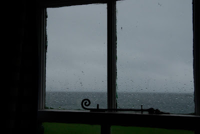 Looking out the window, Pier Cottage, Co Kerry, Ireland