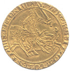 Rijder of frank, Vlaanderen (Lodewijk van Male) - Cavalier ou franc, Flandre (Louis de Male)