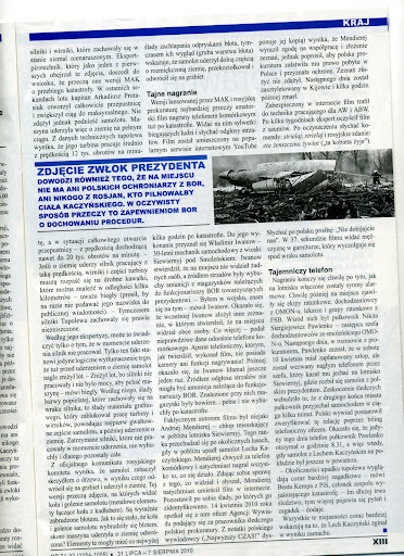 ciało Prezydenta