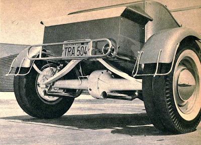 Buzz Pitzen T-Bucket Rear View Buzz Pitzen T-Bucket Rear View