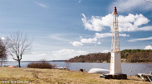 Flottsunds fyr vid Fyrisåns utlopp