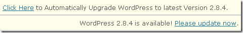 wordpress update notification alert wordpress update notification alert