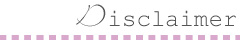 Disclaimer