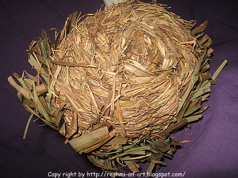 Dried-Bamboo-leaves-hey-Nest-Base