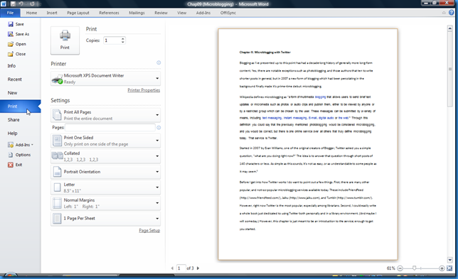 Word 2010 b