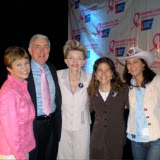 Judy, John and Carol Seffrin, Alix, Stacy