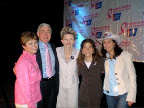 Judy, John and Carol Seffrin, Alix, Stacy