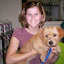 Emily and Ginger on adoption day!