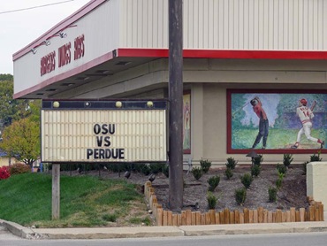 OSU vs Purdue Sign