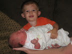 Cousin Kahle holding Noah