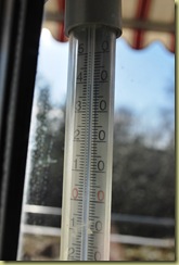 Optimistic Thermometer - Oslo Apri 2010 (in the sun on the veranda)