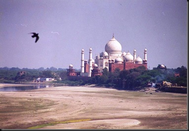 Taj Mahal at the River Bank Taj Mahal at the River Bank