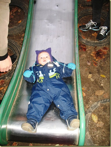 M L down the slide