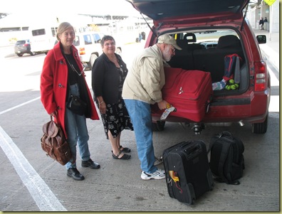 Leaving Austin - luggage out