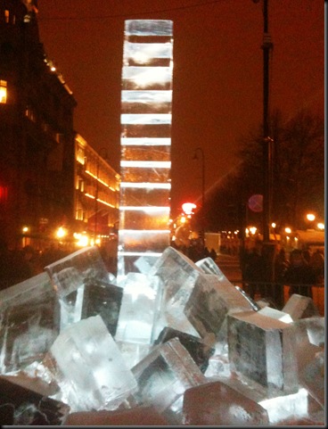 Ice sculpture