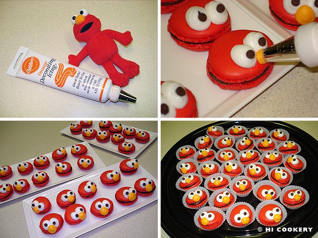 Elmo Macarons Elmo Macarons
