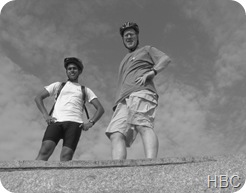 Sudhanshu and Matt atop the stage