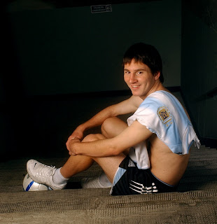Rising Argentinian international Lionel Messi.