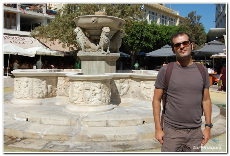 Fonte dos leões Heraklion