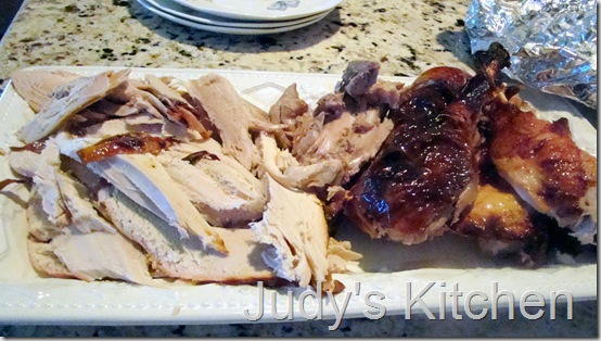 Kikkoman brined grilled turkey
